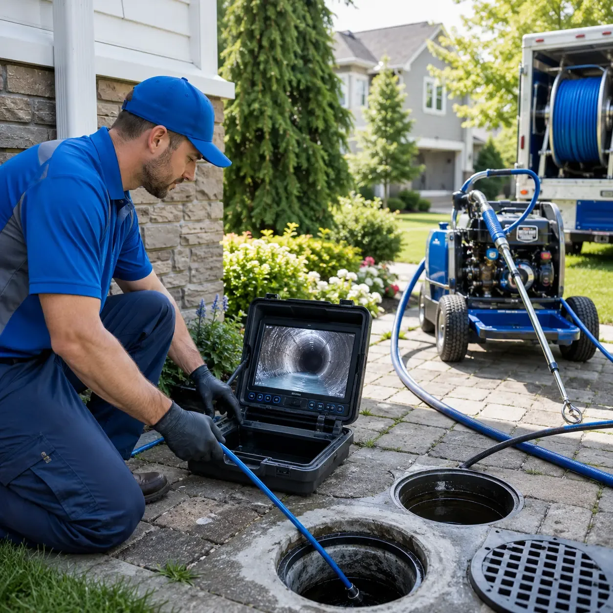 Outdoor drain cleaning professionals serving Northvale, NJ